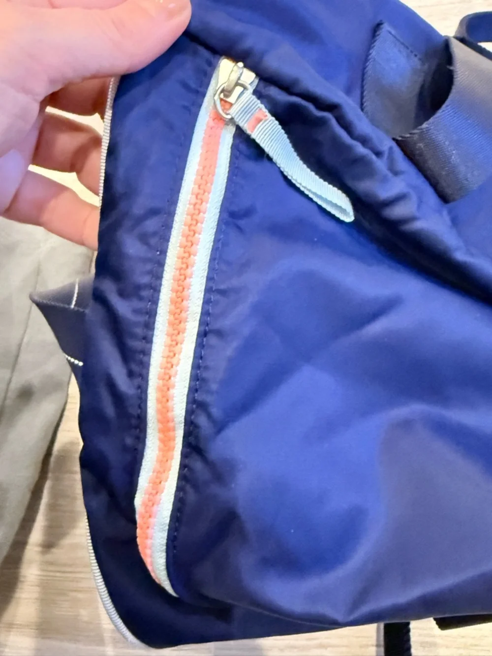 LuluLemon Ivviva Game On Bag Navy and Pink Duffel Crossbody